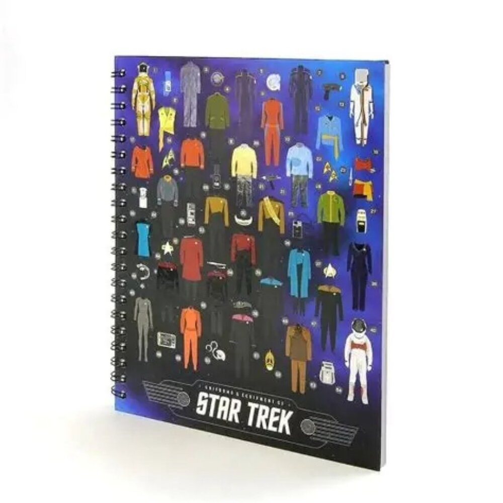 Star Trek: Uniforms & Equipment - 2017 Lined Hardcover Notebook by The Coop